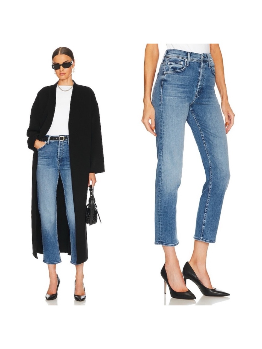 Mother Denim the Tomcat Straight Crop Jeans in Oui Oui Size 26